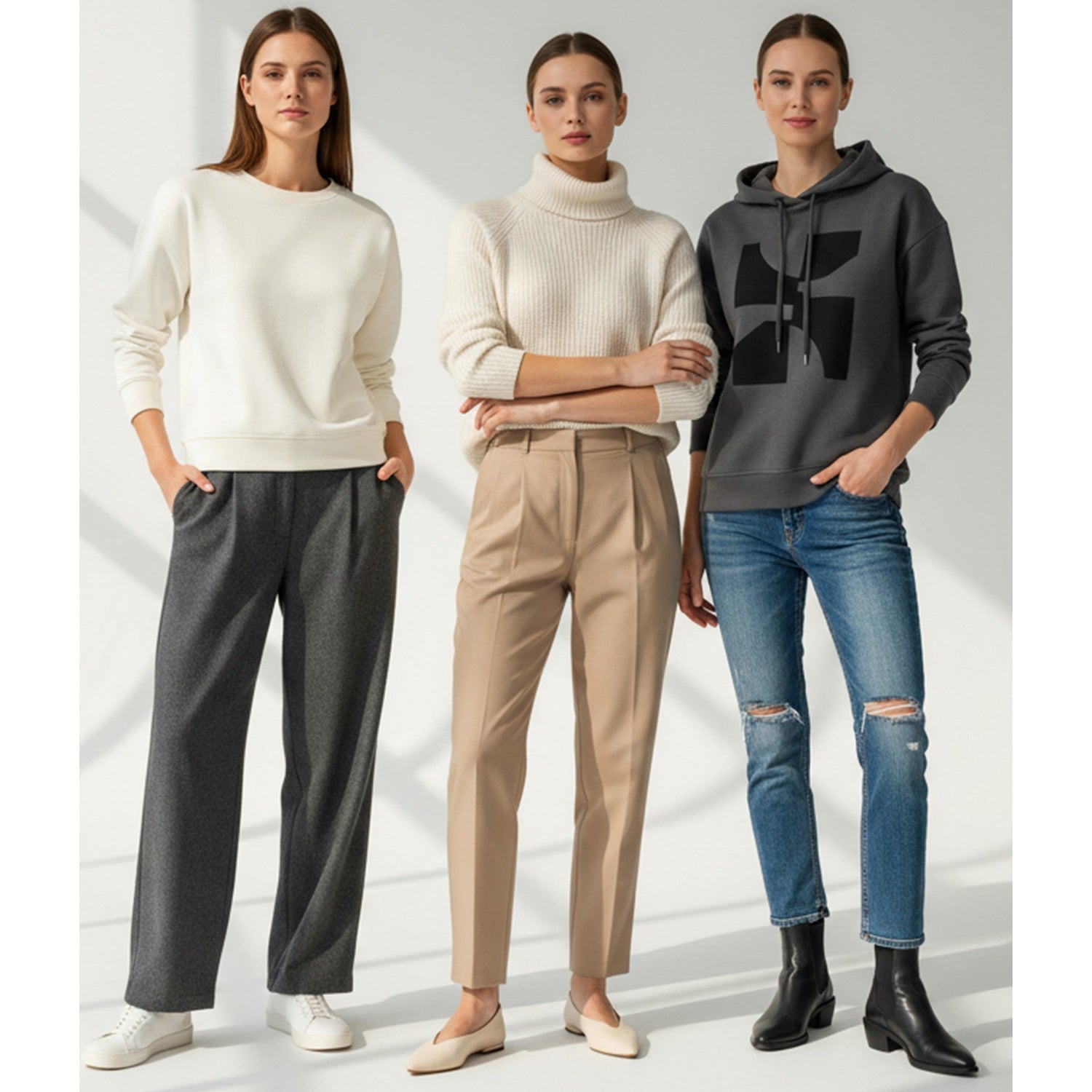 Damen Pullover und Sweatshirts Kollektion - Strick, Feinstrick und Oversize Styles